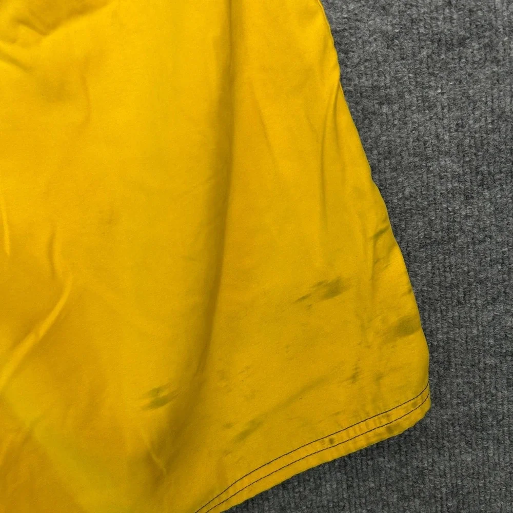Quiksilver Silver Edition Board Shorts XL Yellow Embroidered Swimwear Y2K - 34‎